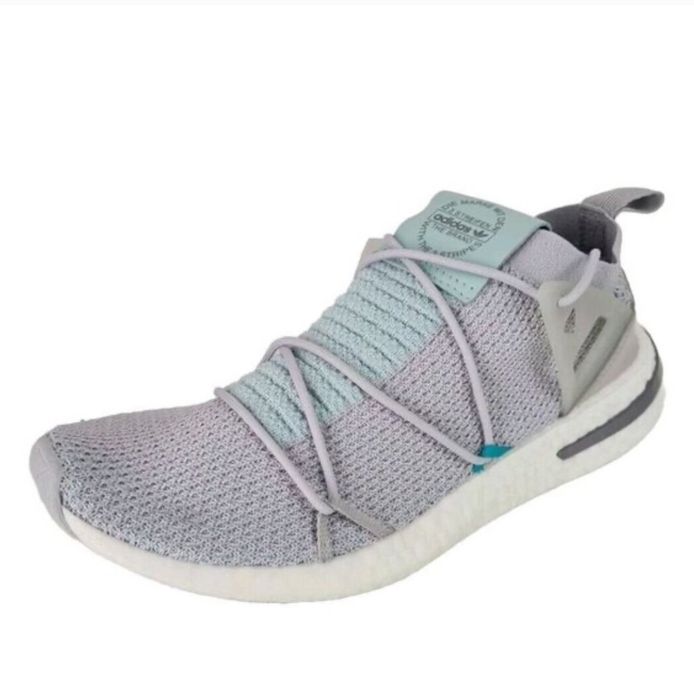 adidas ARKYN PK W Primeknit Boost Grey Turquoise Running Women Shoes Sz 7